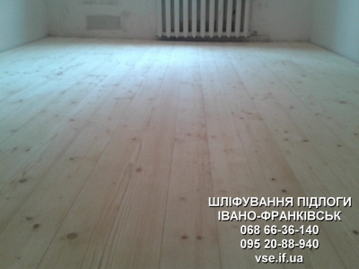 Шліфування (реставрація) підлоги в Івано-Франківську